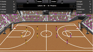 NBA game simulation