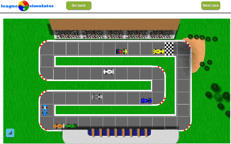 racing game simulation match